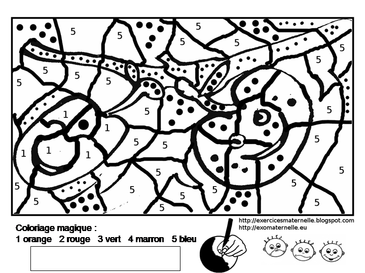 Malvorlage: magische Färbung (lehrreich) #126222 - Kostenlose Malvorlagen zum Ausdrucken