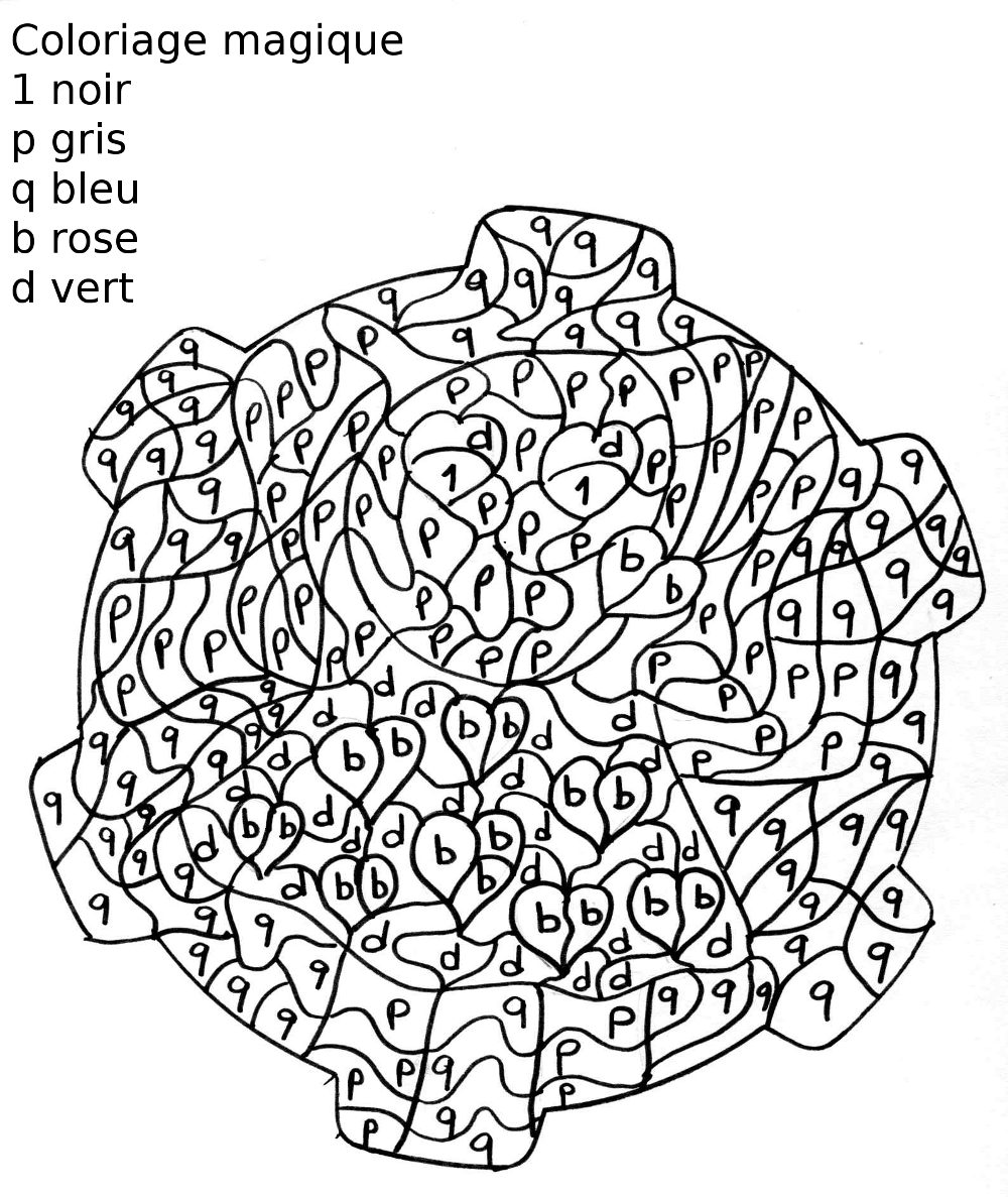 Malvorlage: magische Färbung (lehrreich) #126245 - Kostenlose Malvorlagen zum Ausdrucken