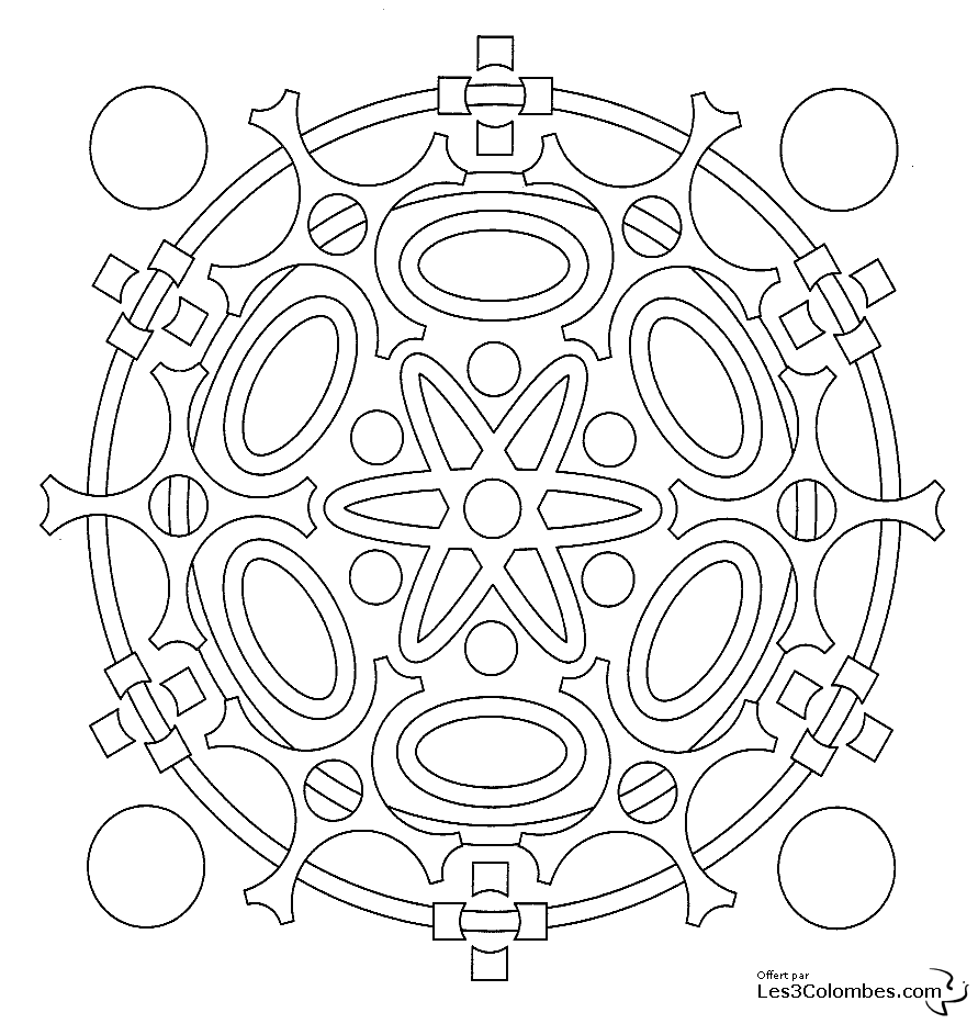 Malvorlage: Mandalas für Kinder (Mandalas) #124143 - Kostenlose Malvorlagen zum Ausdrucken