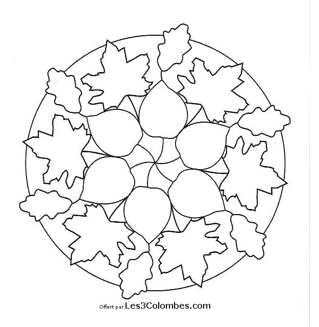 Malvorlage: Mandalas für Kinder (Mandalas) #124165 - Kostenlose Malvorlagen zum Ausdrucken