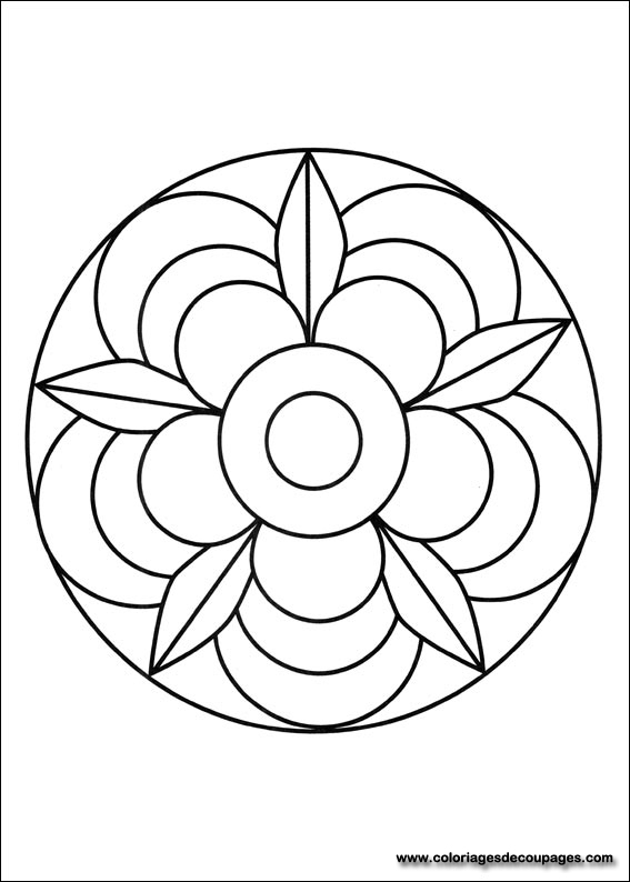 Malvorlage: Mandalas für Kinder (Mandalas) #124177 - Kostenlose Malvorlagen zum Ausdrucken