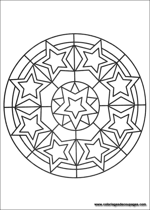 Malvorlage: Mandalas für Kinder (Mandalas) #124182 - Kostenlose Malvorlagen zum Ausdrucken