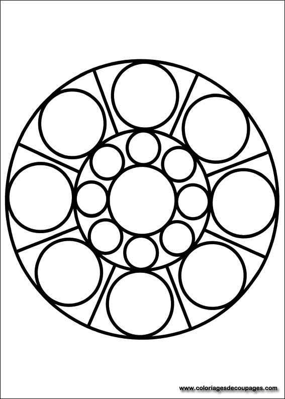 Malvorlage: Mandalas für Kinder (Mandalas) #124188 - Kostenlose Malvorlagen zum Ausdrucken