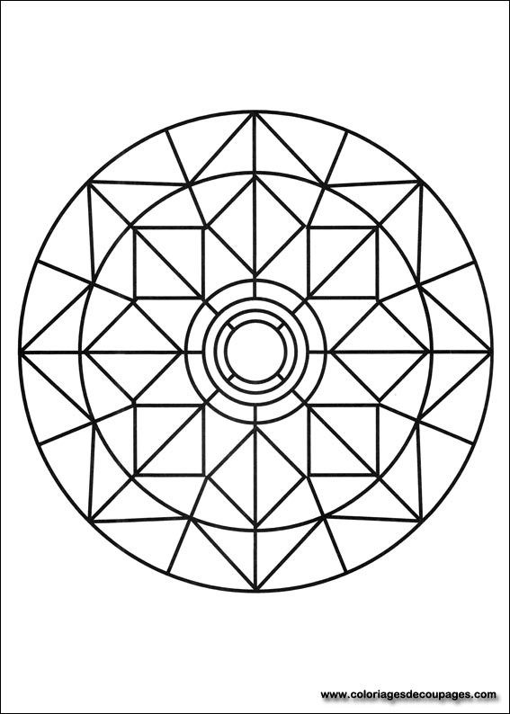 Malvorlage: Mandalas für Kinder (Mandalas) #124190 - Kostenlose Malvorlagen zum Ausdrucken