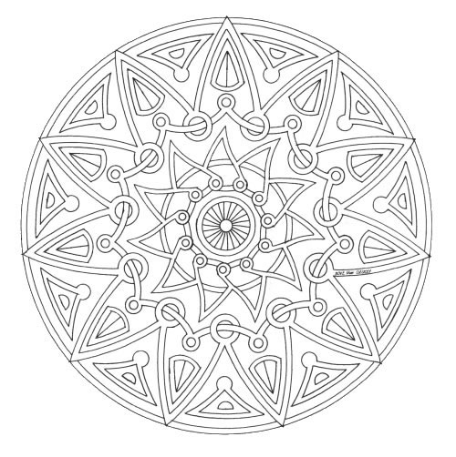 Malvorlage: Mandalas für Kinder (Mandalas) #124192 - Kostenlose Malvorlagen zum Ausdrucken