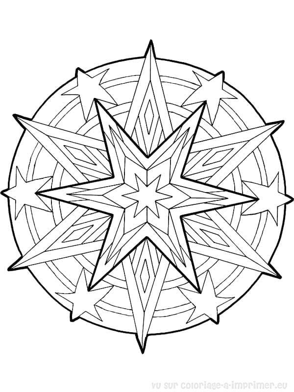 Malvorlage: Mandalas für Kinder (Mandalas) #124193 - Kostenlose Malvorlagen zum Ausdrucken