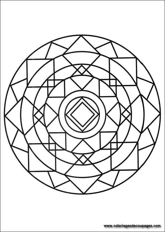 Malvorlage: Mandalas für Kinder (Mandalas) #124194 - Kostenlose Malvorlagen zum Ausdrucken