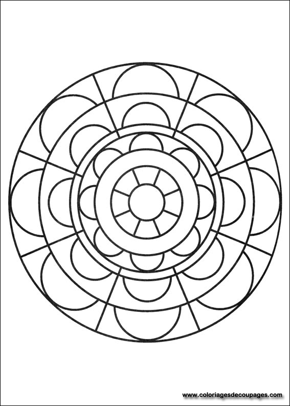 Malvorlage: Mandalas für Kinder (Mandalas) #124218 - Kostenlose Malvorlagen zum Ausdrucken