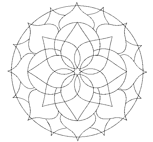 Malvorlage: Mandalas für Kinder (Mandalas) #124220 - Kostenlose Malvorlagen zum Ausdrucken