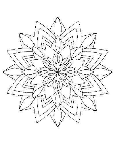 Malvorlage: Mandalas für Kinder (Mandalas) #124258 - Kostenlose Malvorlagen zum Ausdrucken