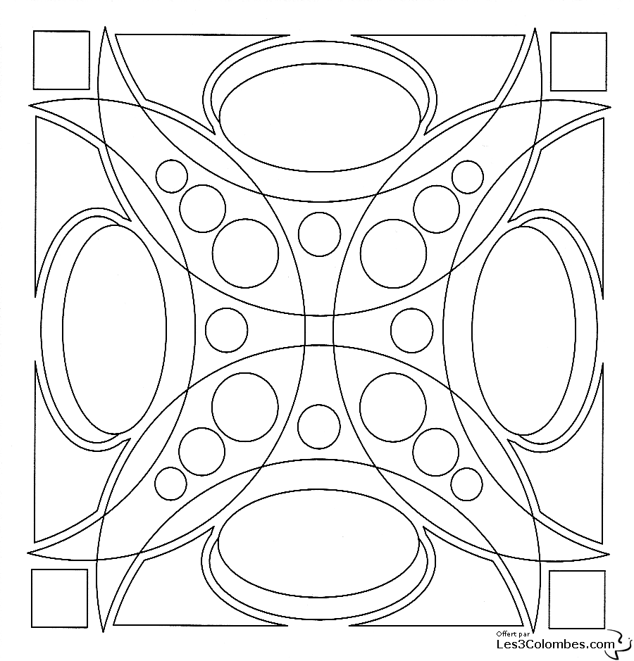 Malvorlage: Mandalas für Kinder (Mandalas) #124269 - Kostenlose Malvorlagen zum Ausdrucken