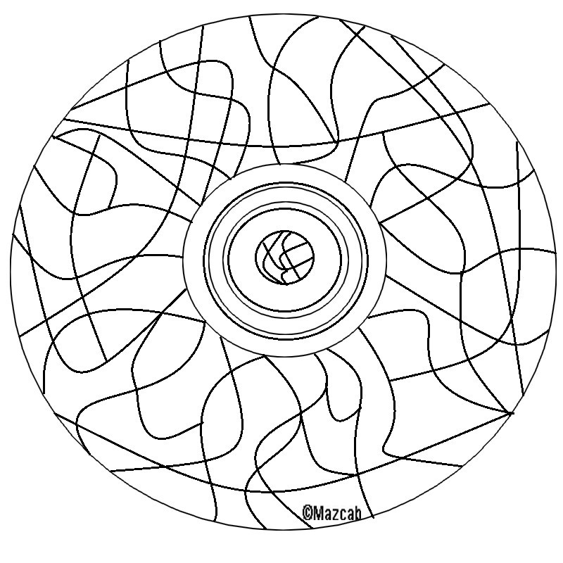 Malvorlage: Mandalas für Kinder (Mandalas) #124289 - Kostenlose Malvorlagen zum Ausdrucken