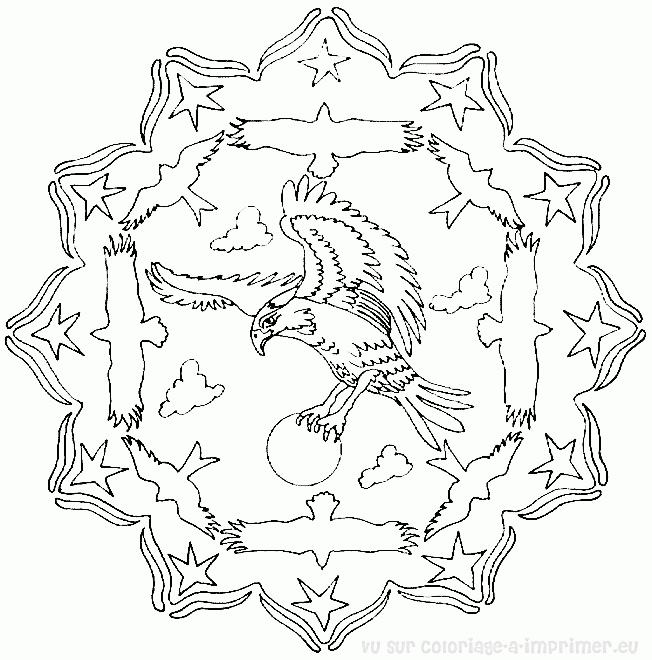 Malvorlage: Mandalas für Kinder (Mandalas) #124295 - Kostenlose Malvorlagen zum Ausdrucken