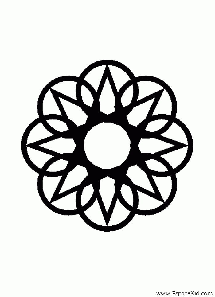 Malvorlage: Mandalas für Kinder (Mandalas) #124338 - Kostenlose Malvorlagen zum Ausdrucken