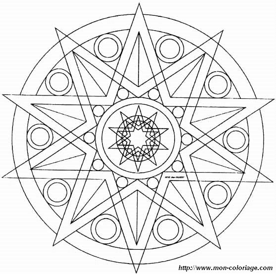 Malvorlage: Mandalas für Kinder (Mandalas) #124352 - Kostenlose Malvorlagen zum Ausdrucken