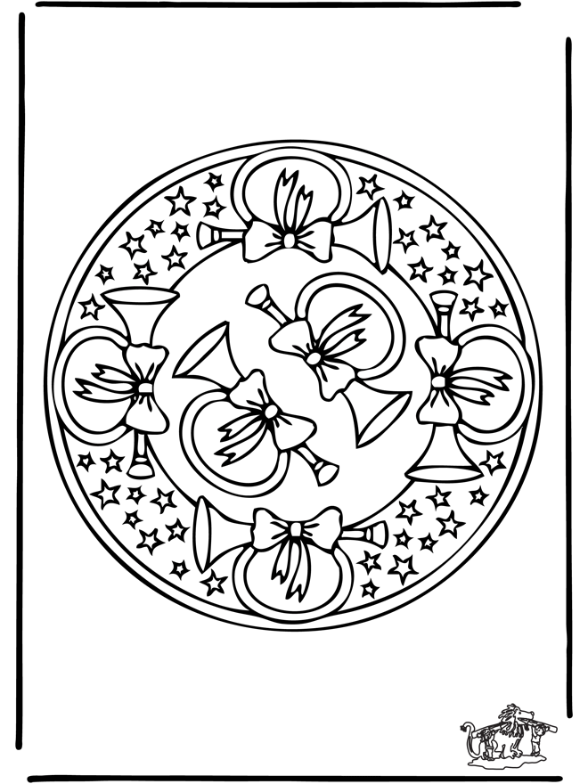 Malvorlage: Mandalas für Kinder (Mandalas) #124380 - Kostenlose Malvorlagen zum Ausdrucken