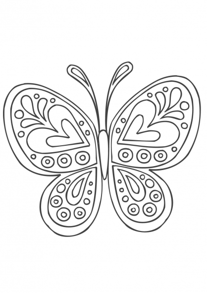 Malvorlage: Schmetterlings-Mandalas (Mandalas) #117381 - Kostenlose Malvorlagen zum Ausdrucken