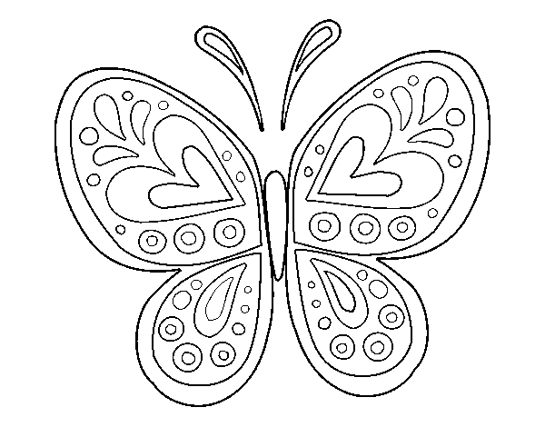 Malvorlage: Schmetterlings-Mandalas (Mandalas) #117413 - Kostenlose Malvorlagen zum Ausdrucken