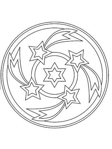 Malvorlage: Stern Mandalas (Mandalas) #117966 - Kostenlose Malvorlagen zum Ausdrucken