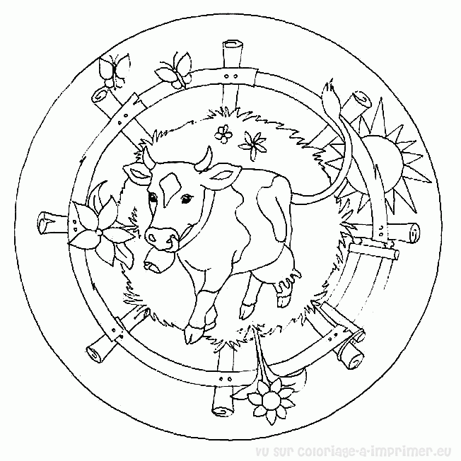 Malvorlage: Tier-Mandalas (Mandalas) #22712 - Kostenlose Malvorlagen zum Ausdrucken