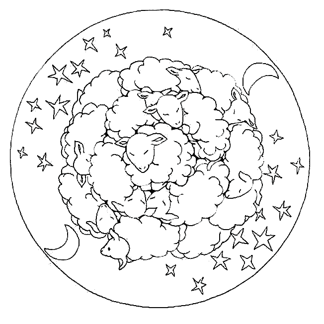 Malvorlage: Tier-Mandalas (Mandalas) #22741 - Kostenlose Malvorlagen zum Ausdrucken