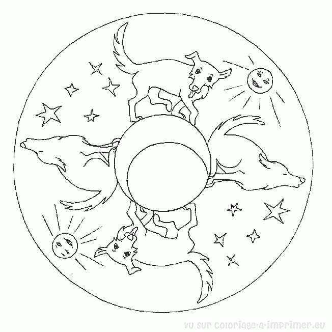 Malvorlage: Tier-Mandalas (Mandalas) #22766 - Kostenlose Malvorlagen zum Ausdrucken