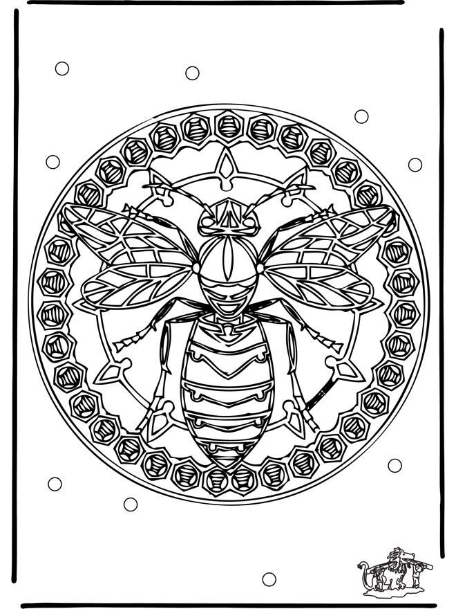 Malvorlage: Tier-Mandalas (Mandalas) #22768 - Kostenlose Malvorlagen zum Ausdrucken