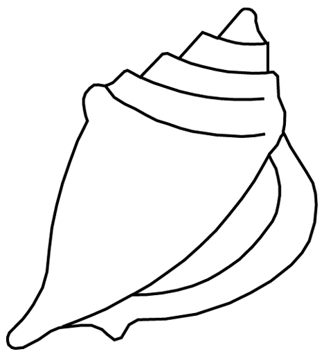 Malvorlage: Muschel (Natur und Jahreszeiten) #163151 - Kostenlose Malvorlagen zum Ausdrucken
