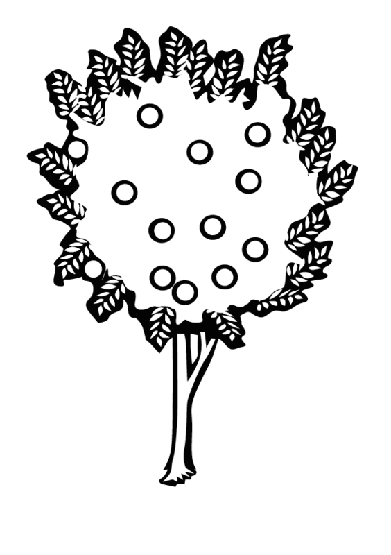 Malvorlage: Apfelbaum (Natur) #163776 - Kostenlose Malvorlagen zum Ausdrucken