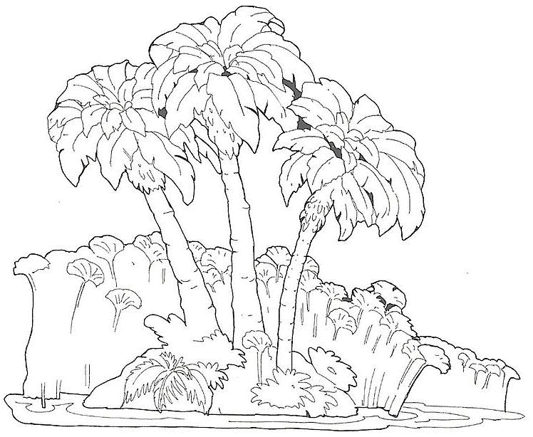 Malvorlage: BAUM (Natur) #154740 - Kostenlose Malvorlagen zum Ausdrucken