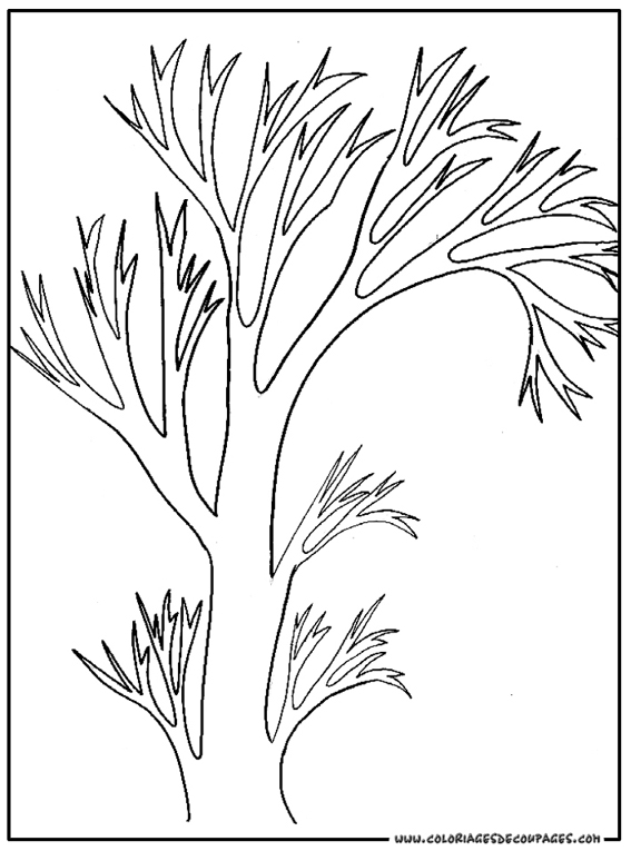 Malvorlage: BAUM (Natur) #154788 - Kostenlose Malvorlagen zum Ausdrucken