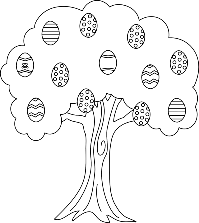 Malvorlage: BAUM (Natur) #154864 - Kostenlose Malvorlagen zum Ausdrucken