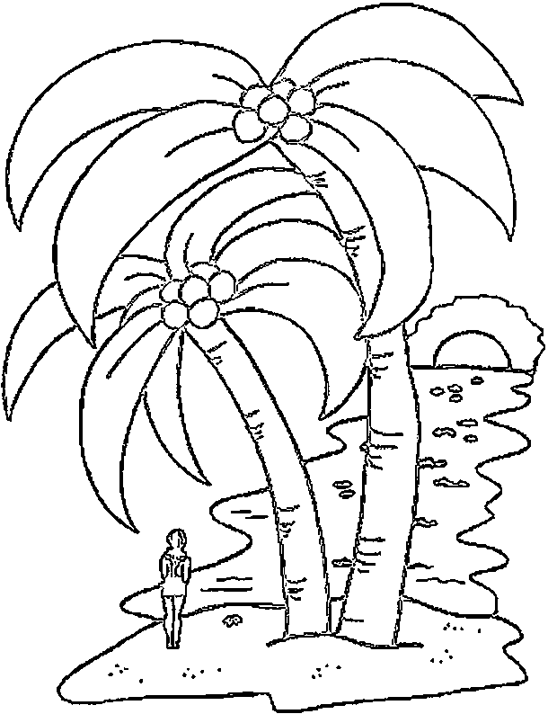 Malvorlage: BAUM (Natur) #154916 - Kostenlose Malvorlagen zum Ausdrucken