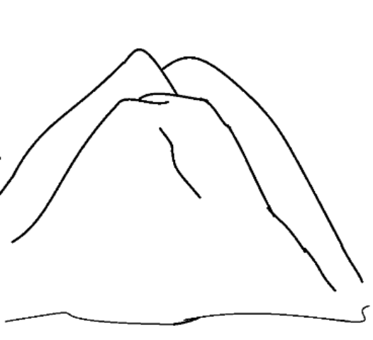 Malvorlage: Berg (Natur) #156493 - Kostenlose Malvorlagen zum Ausdrucken