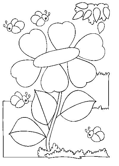 Malvorlage: Blumen (Natur) #155068 - Kostenlose Malvorlagen zum Ausdrucken