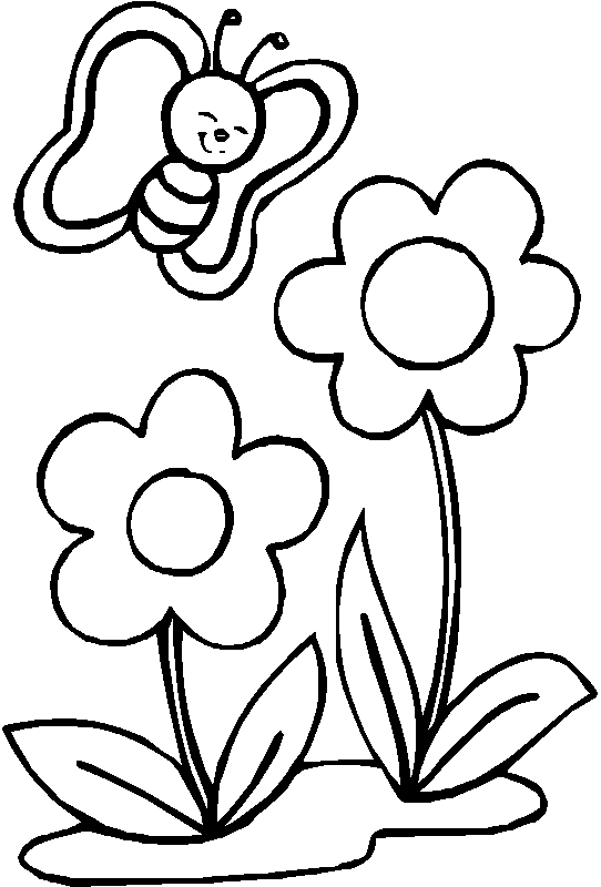 Malvorlage: Blumen (Natur) #155154 - Kostenlose Malvorlagen zum Ausdrucken