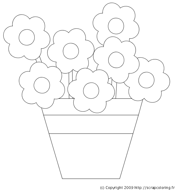 Malvorlage: Blumen (Natur) #155190 - Kostenlose Malvorlagen zum Ausdrucken