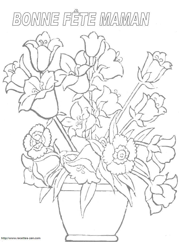 Malvorlage: Blumenstrauß (Natur) #160884 - Kostenlose Malvorlagen zum Ausdrucken