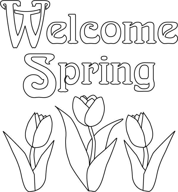 Malvorlage: Frühling (Natur) #164752 - Kostenlose Malvorlagen zum Ausdrucken
