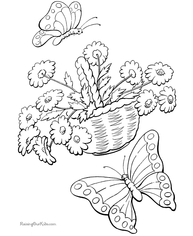 Malvorlage: Frühling (Natur) #164895 - Kostenlose Malvorlagen zum Ausdrucken