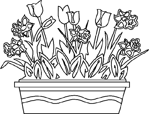 Malvorlage: Frühling (Natur) #164987 - Kostenlose Malvorlagen zum Ausdrucken