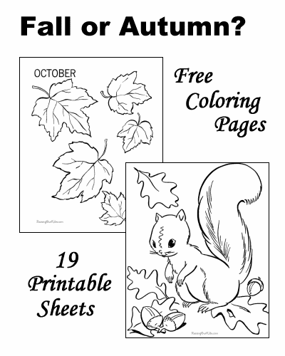 Malvorlage: Herbstsaison (Natur) #164313 - Kostenlose Malvorlagen zum Ausdrucken