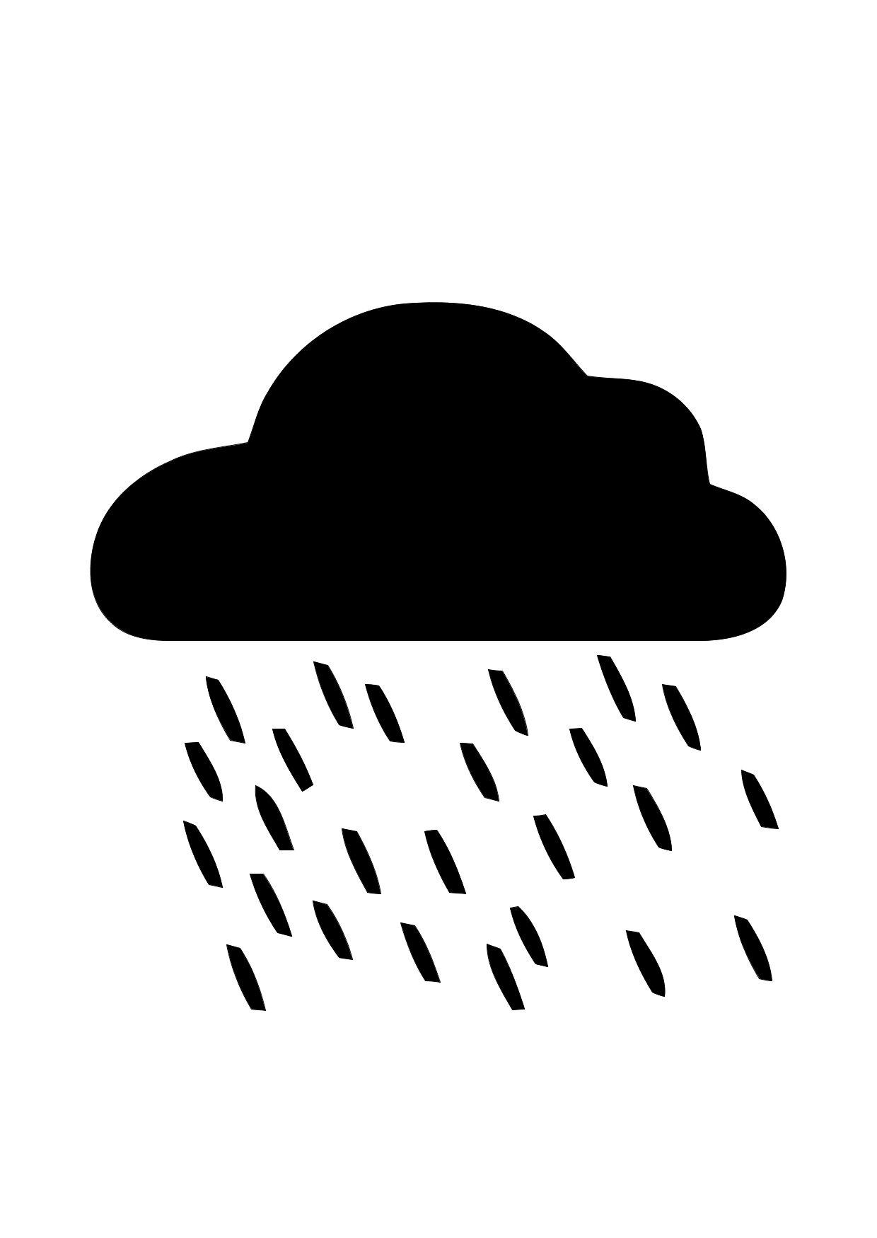 Malvorlage: Regen (Natur) #158231 - Kostenlose Malvorlagen zum Ausdrucken