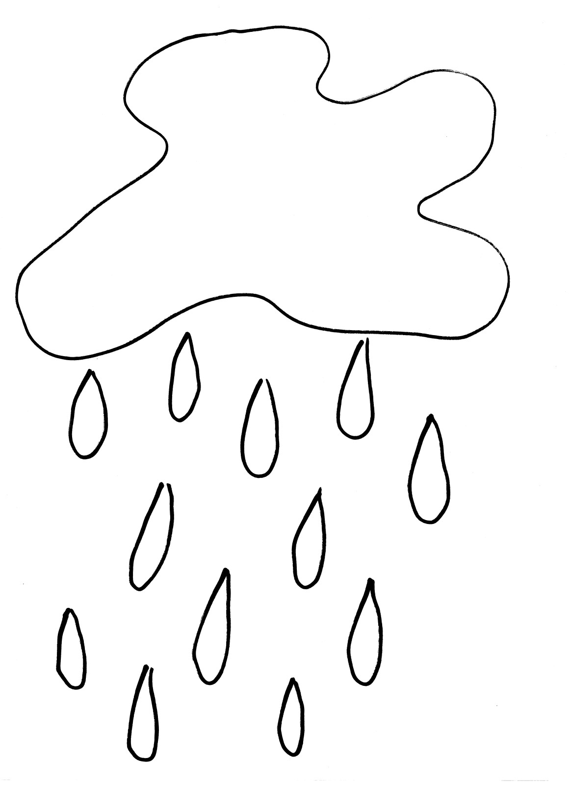 Malvorlage: Regen (Natur) #158406 - Kostenlose Malvorlagen zum Ausdrucken