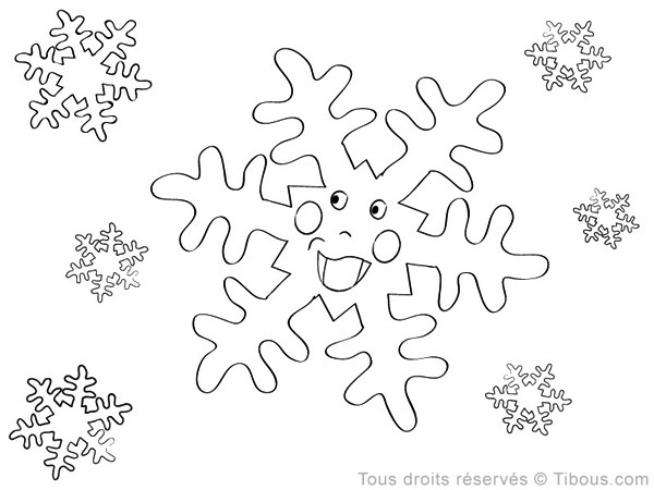 Malvorlage: Schneeflocke (Natur) #160485 - Kostenlose Malvorlagen zum Ausdrucken