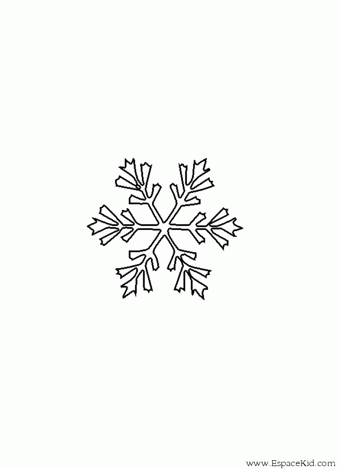 Malvorlage: Schneeflocke (Natur) #160488 - Kostenlose Malvorlagen zum Ausdrucken