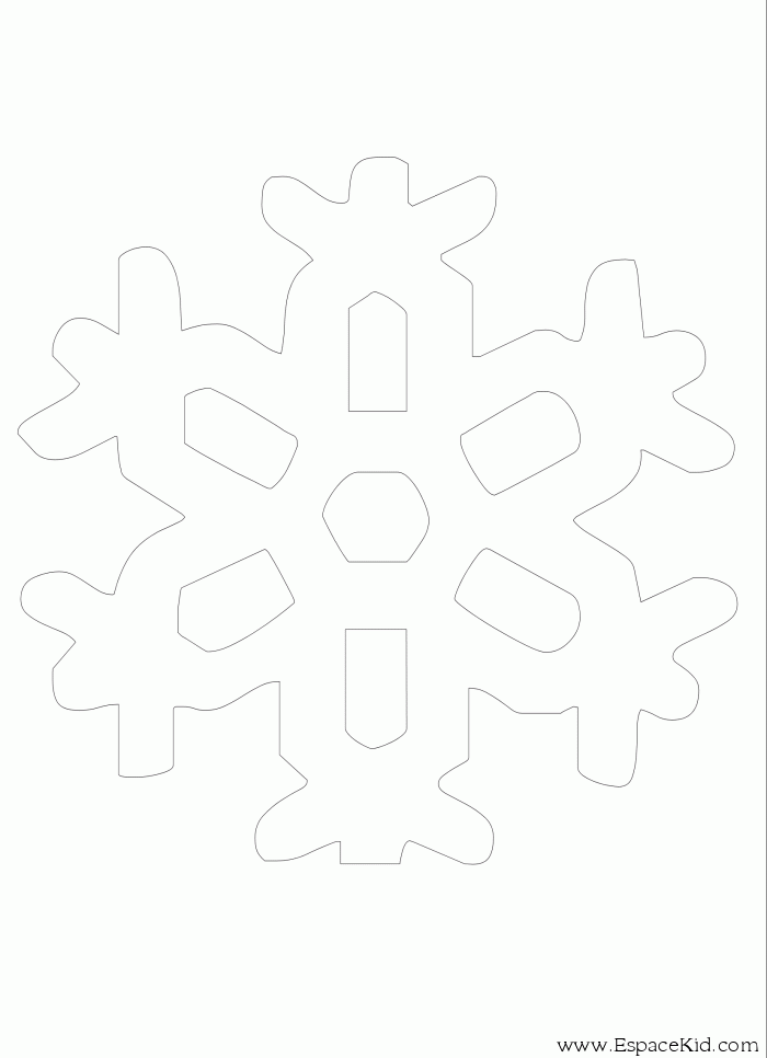 Malvorlage: Schneeflocke (Natur) #160507 - Kostenlose Malvorlagen zum Ausdrucken