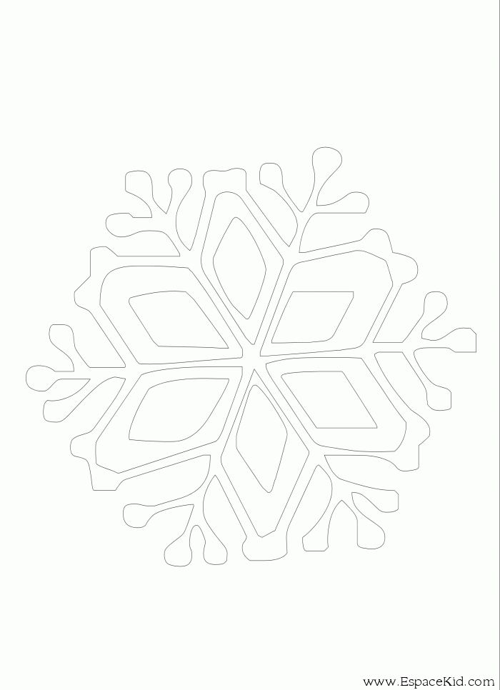 Malvorlage: Schneeflocke (Natur) #160518 - Kostenlose Malvorlagen zum Ausdrucken