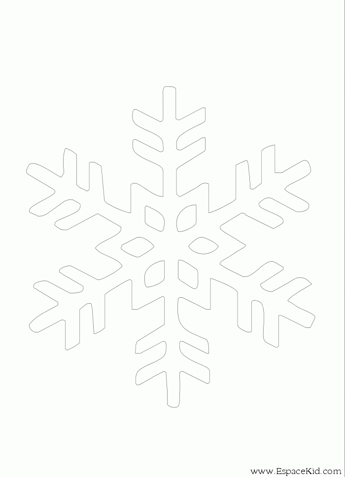 Malvorlage: Schneeflocke (Natur) #160523 - Kostenlose Malvorlagen zum Ausdrucken