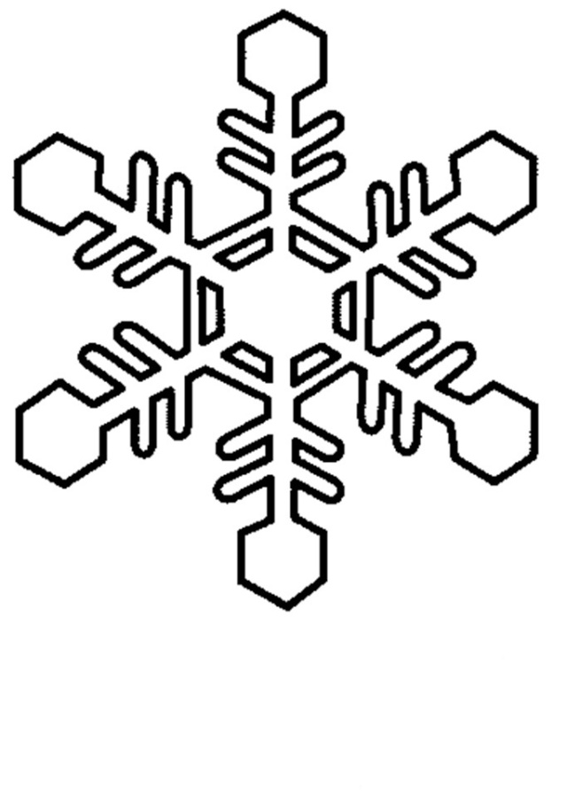 Malvorlage: Schneeflocke (Natur) #160526 - Kostenlose Malvorlagen zum Ausdrucken
